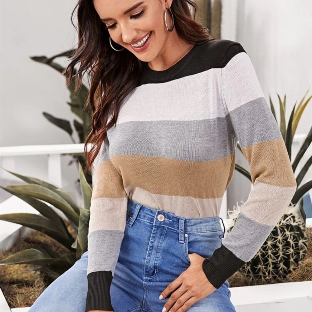 Cut And Sew Sweater